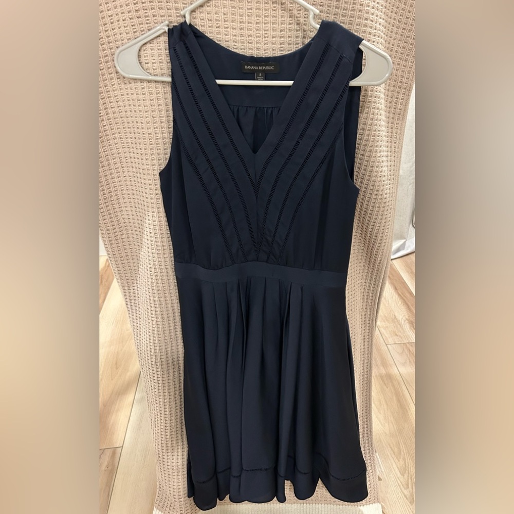 Banana Republic Blue Midi Dress